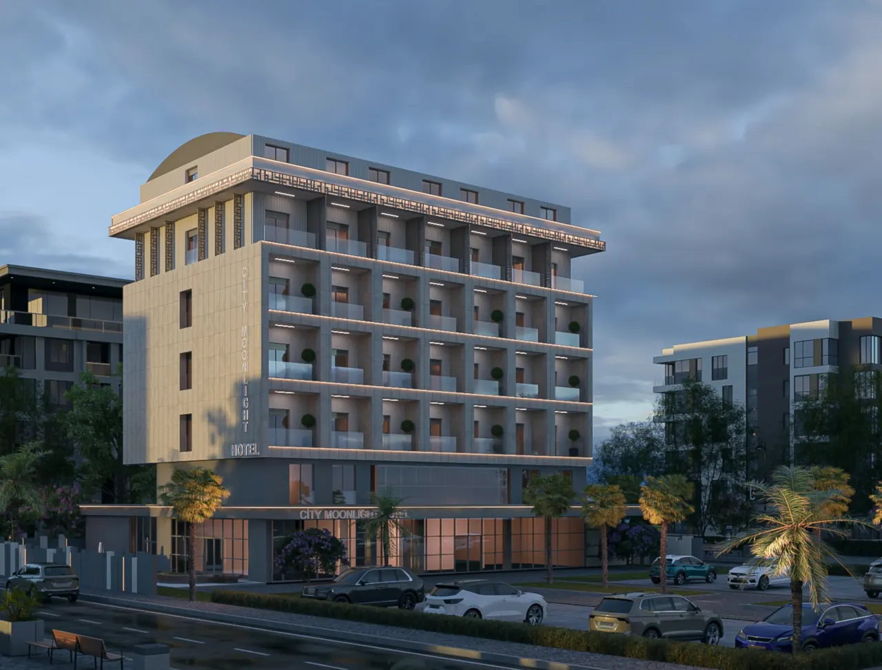 City Moonlight Hotel, proje görseli